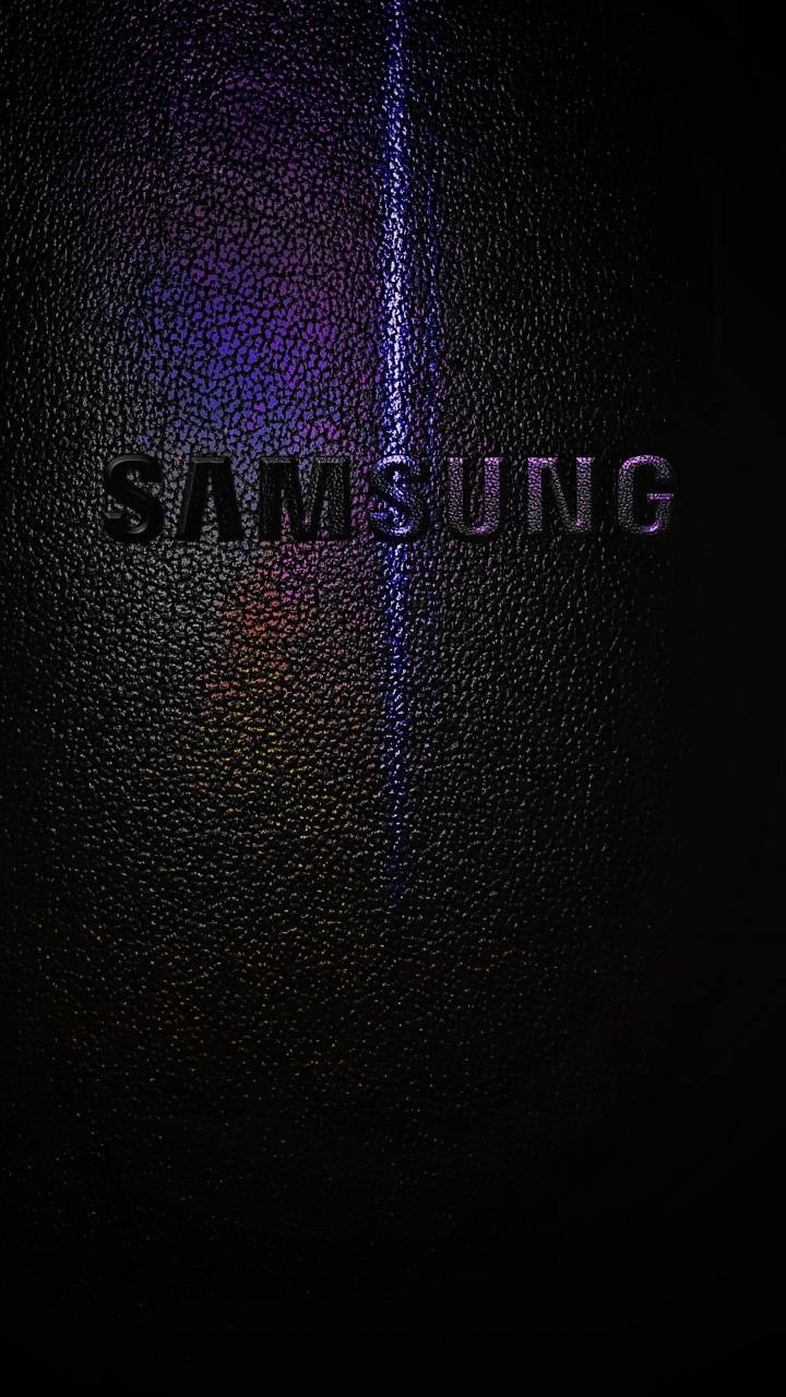 Samsung надпись на черном
