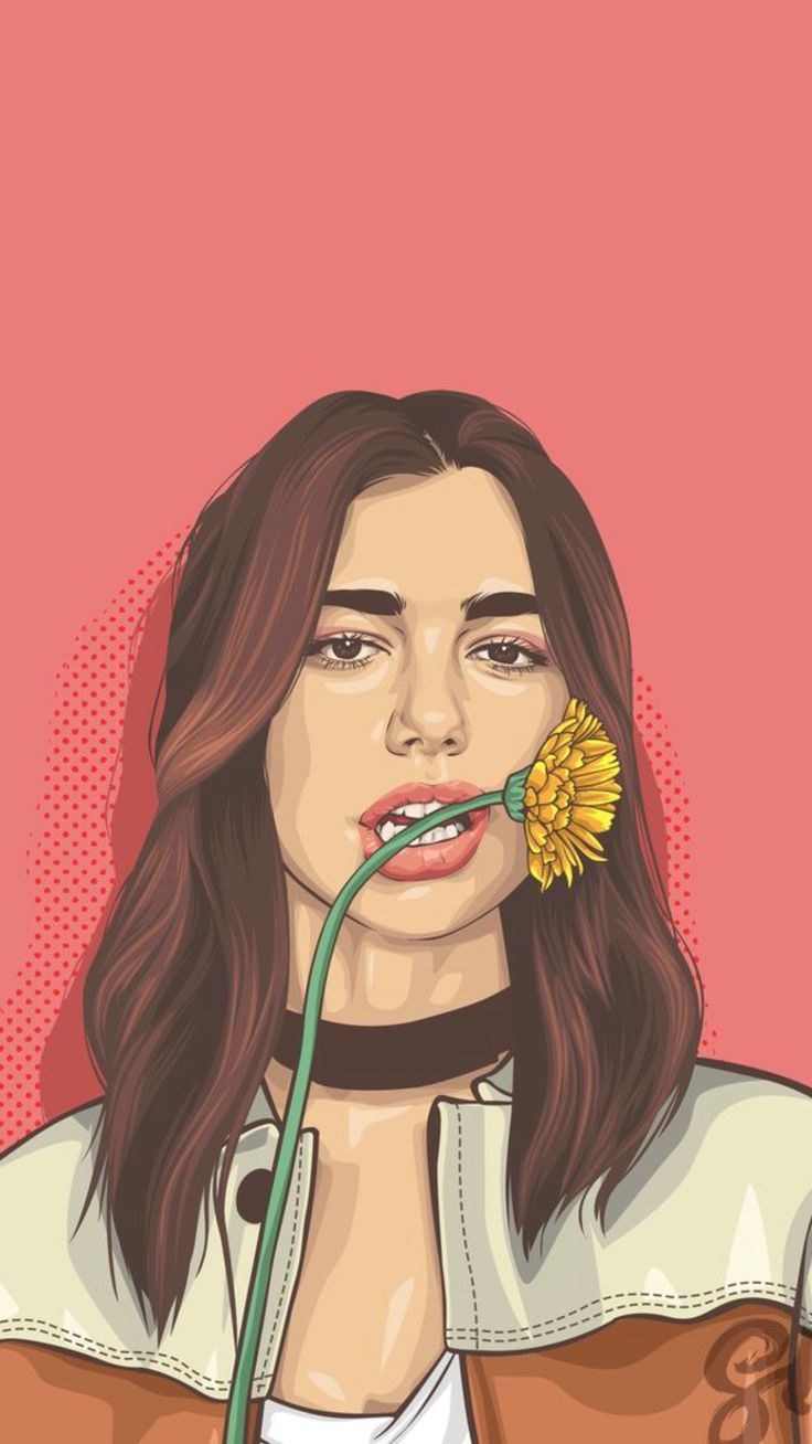 Портрет Дуа липы карандашом