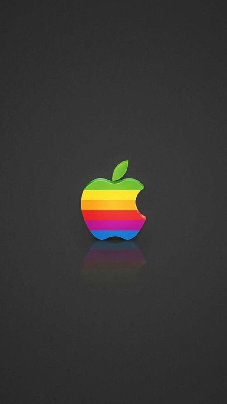 Радужный логотип Apple