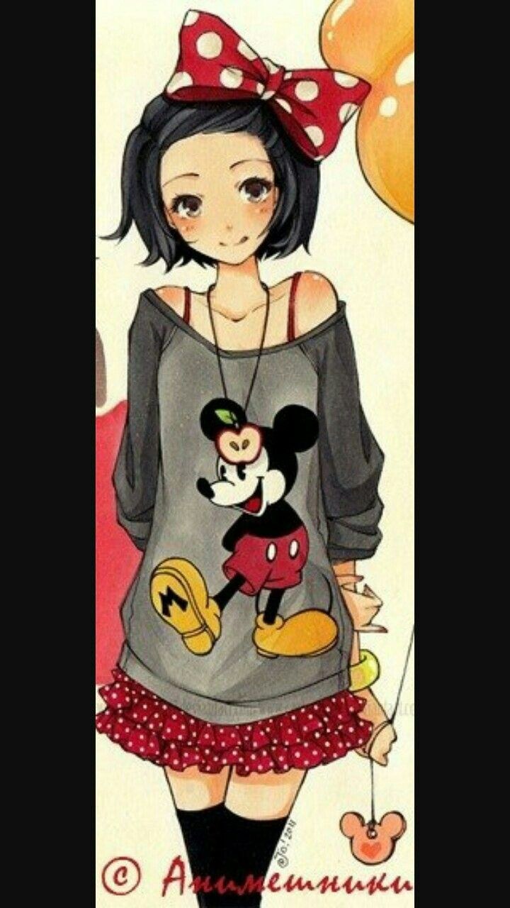 Мультяшные девочки в милом стиле