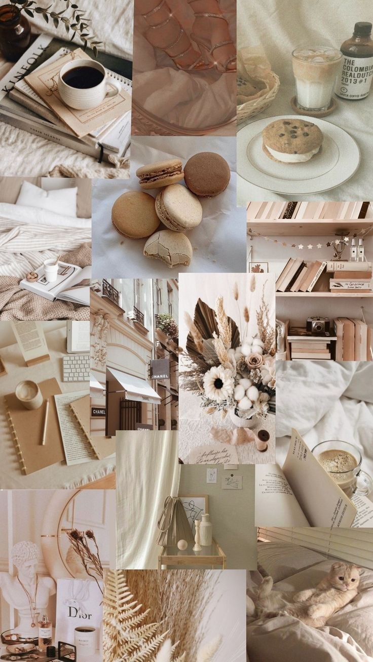 Обои Эстетика бежевый