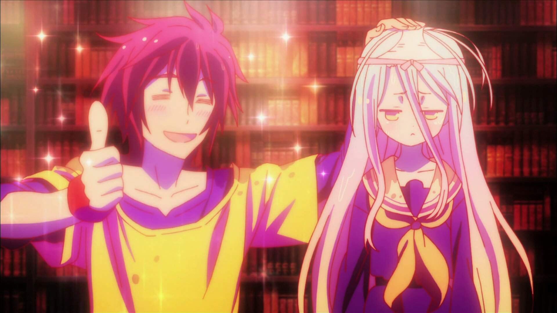 No waifu no life episode 2. No game no Life Широ и Сора.