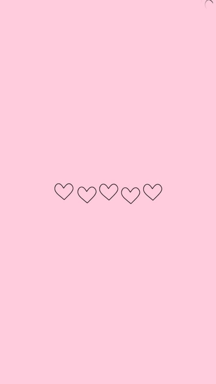 Розовые обои из пинтереста