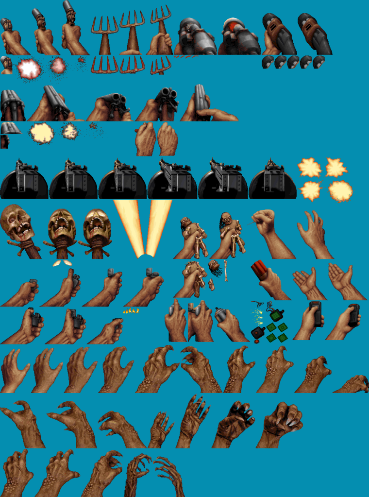 Спрайты Doom 2 дерева