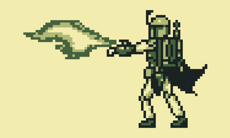 Пиксельные персонажи девушки