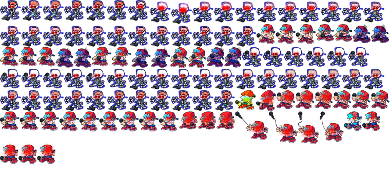 Бойфренд ФНФ спрайт