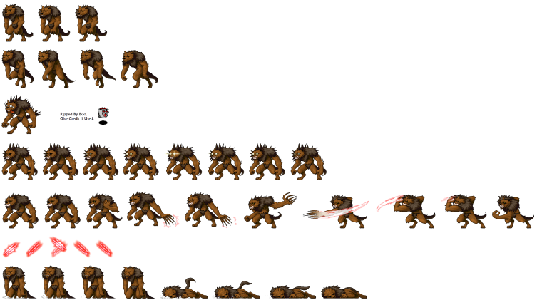 Спрайты врагов 2d