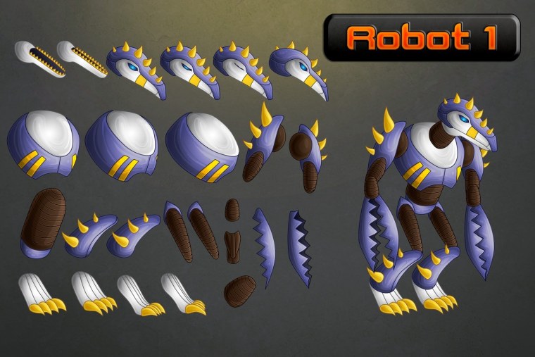 Робот спрайт