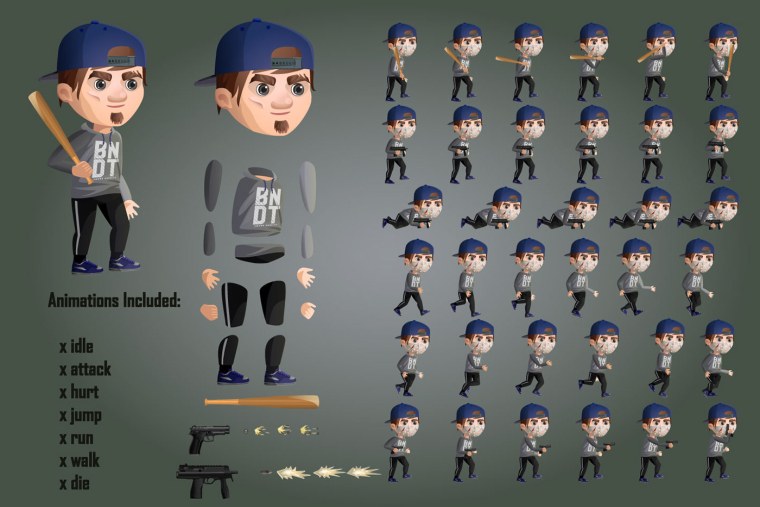 2d готовые персонажи