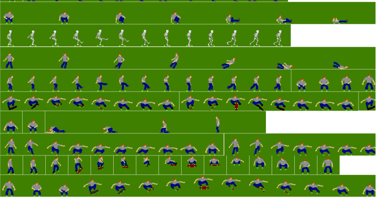 Sprite Sheet рыцарь