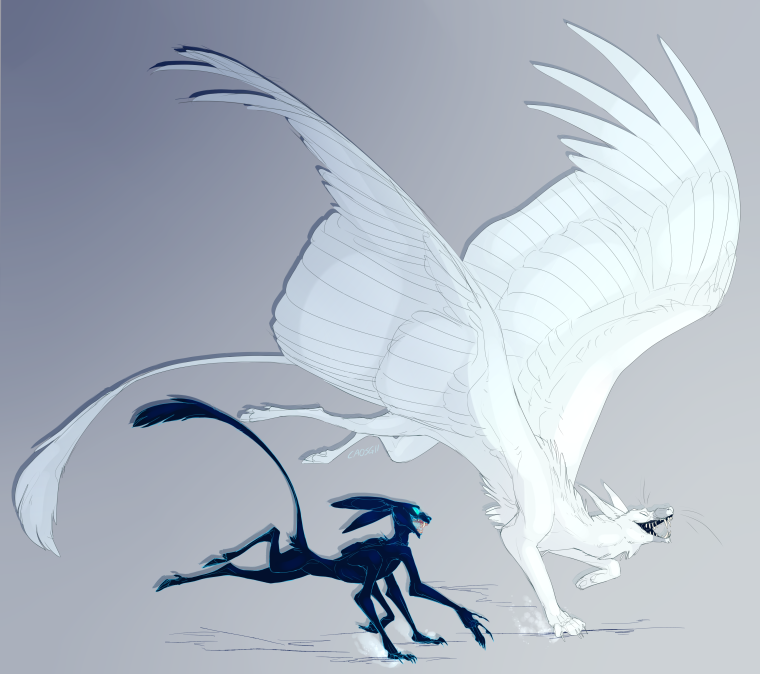 Котики с крыльями Эстетика