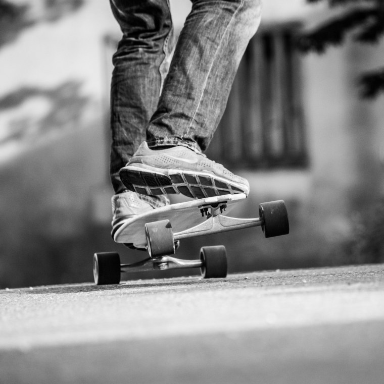 Ноги на скейте