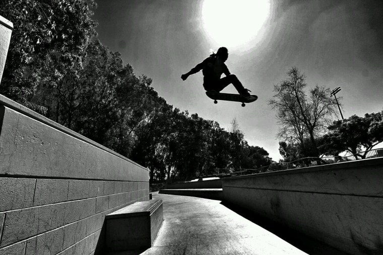 Красивые трюки на скейте