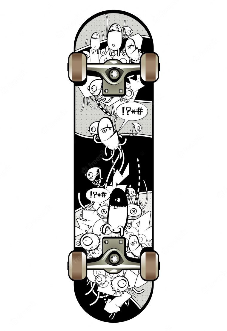 Скейтборд рисунок