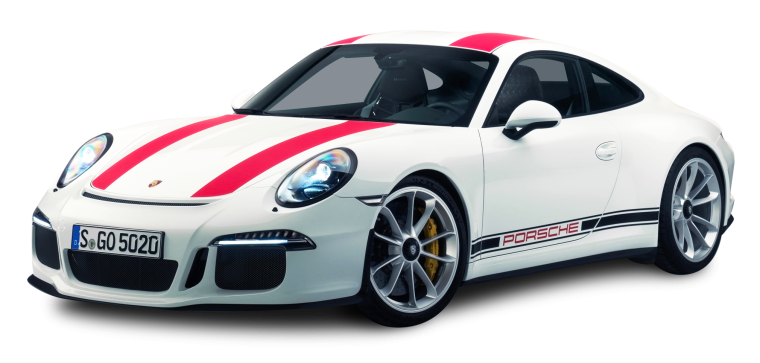 Porshe 911 White PNG