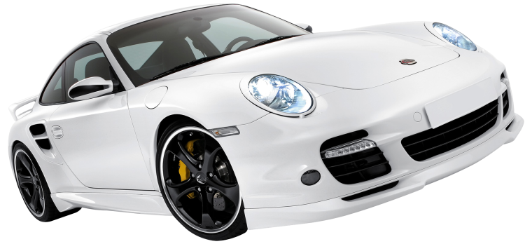 Porshe 911 White PNG