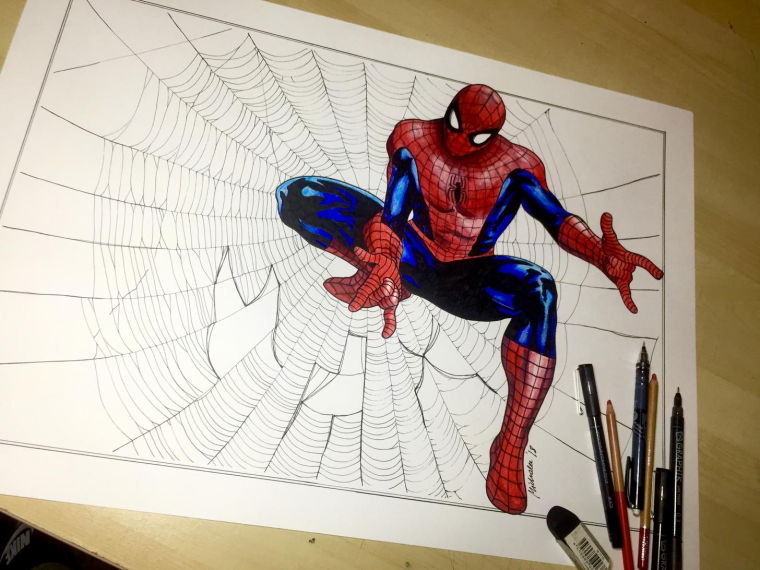 Человек паук скетч