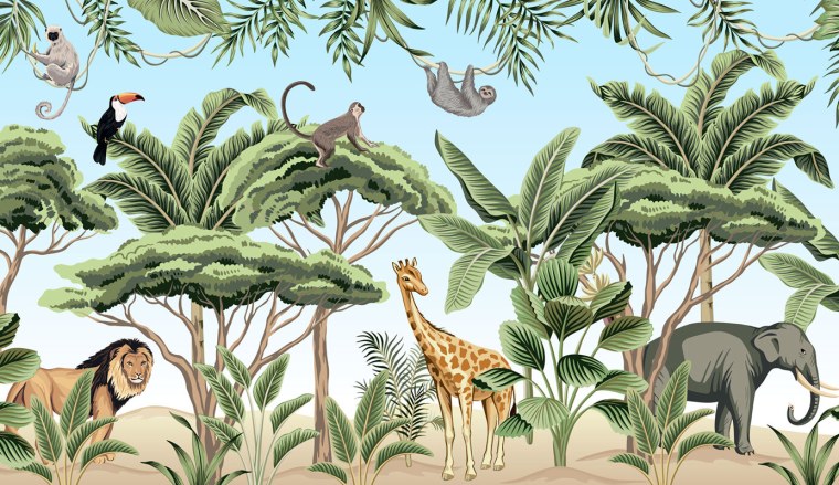 Детские обои Африка