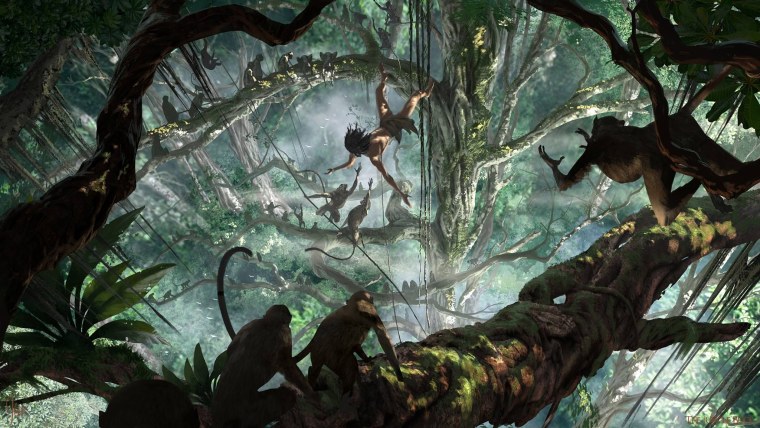 Семейка Крудс джунгли