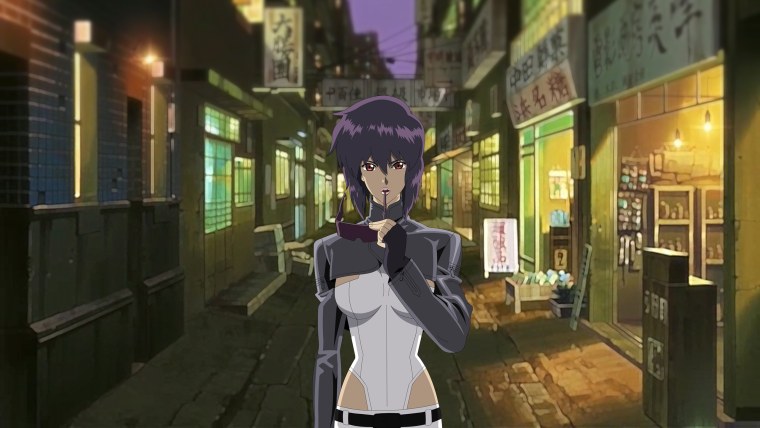 Мотоко Кусанаги призрак в доспехах 2017