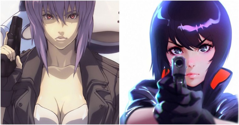 Мотоко Кусанаги призрак в доспехах 2017