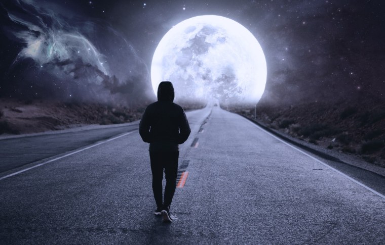 Зимняя дорога в горах