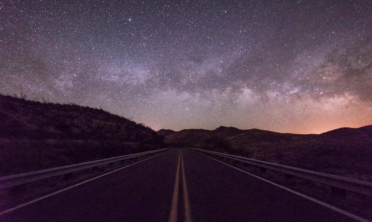 Ночь Луна дорога