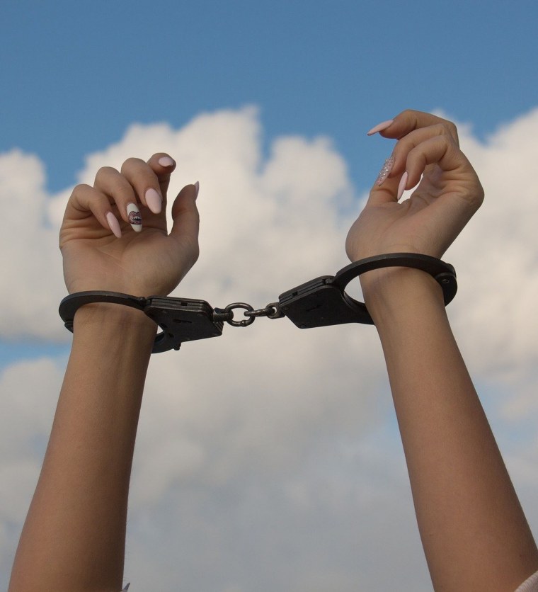 Руки в наручниках Эстетика