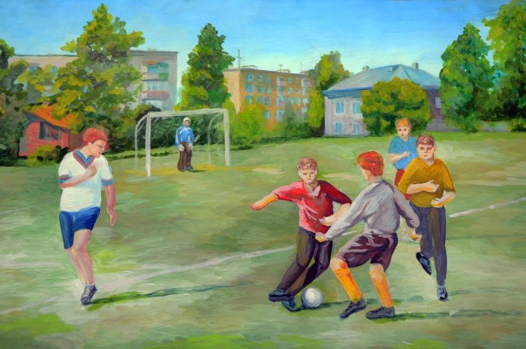 Станковая композиция спорт