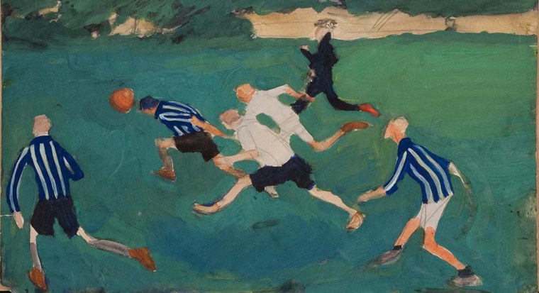 Картины советских художников о футболе