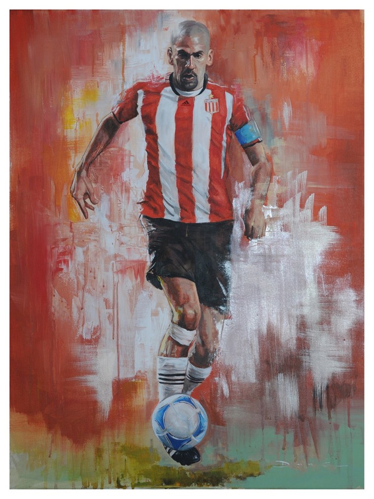 Футбол живопись
