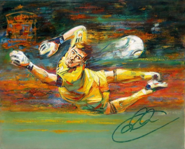 Картина маслом футбол