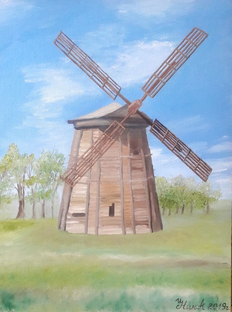 Исаак Ньютон ветряная мельница