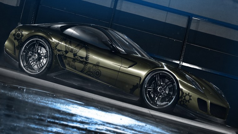 Dodge Challenger 2014 неон