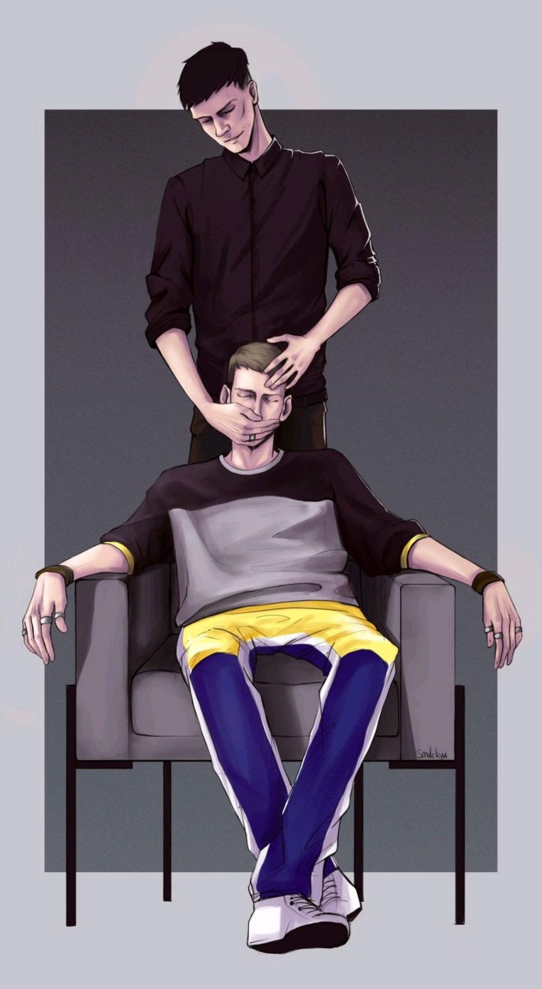 Антон Шастун и Арсений Попов арт