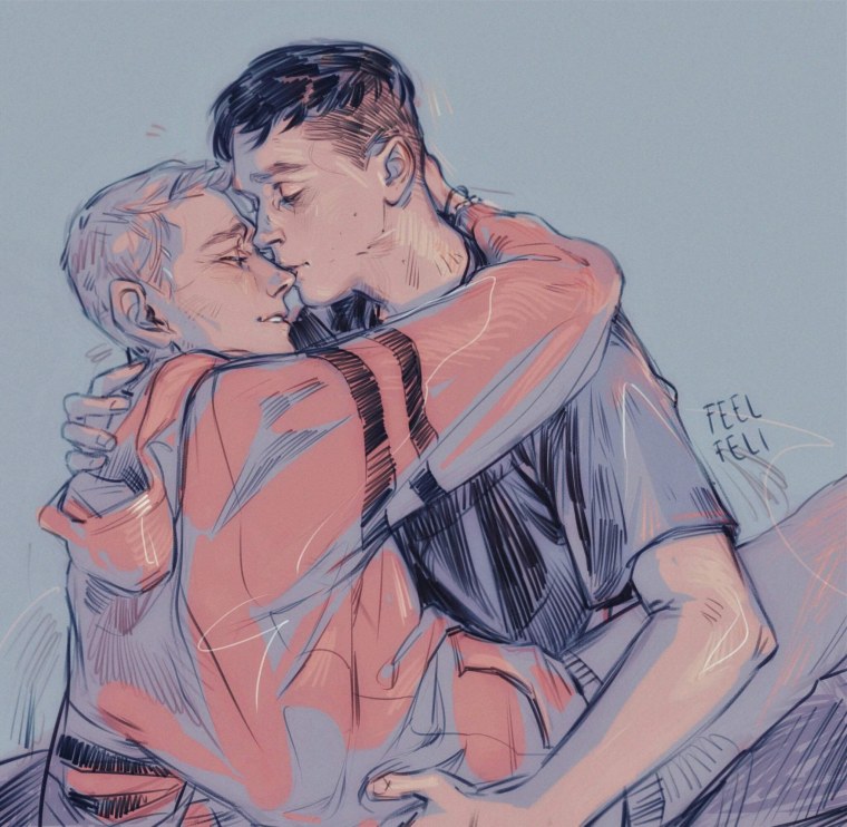 Антон Шастун и Арсений Попов арт