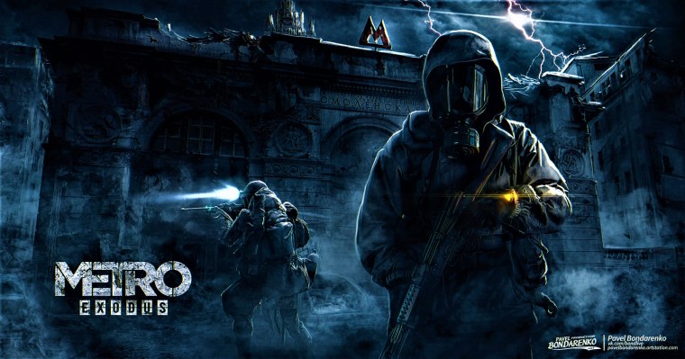 Metro 2033 Артем в противогазе