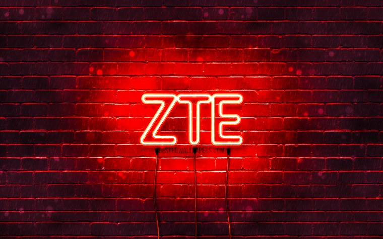 Фоновая заставка с логотипом ZTE