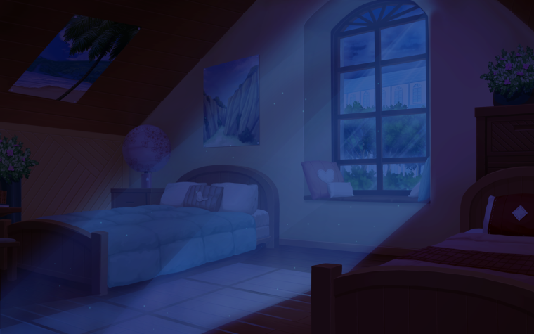 Фон комнаты ночью