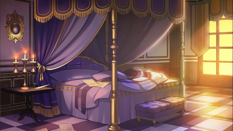 Темная спальня гача лайф