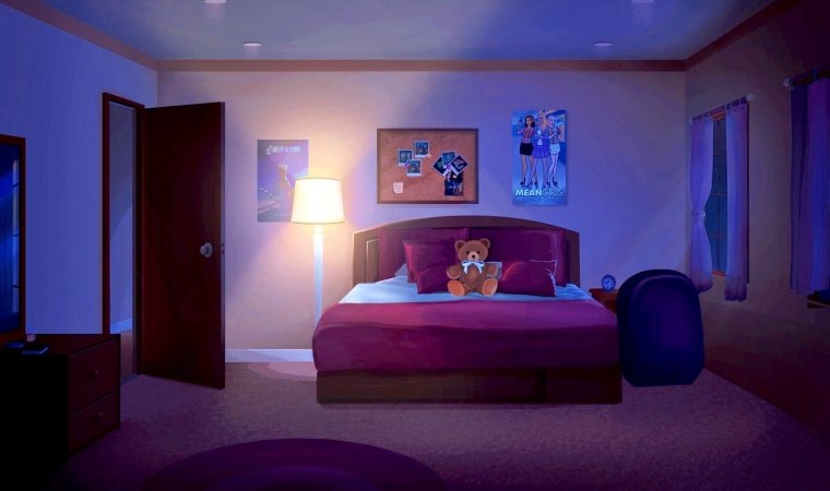 Аниме комната девушки