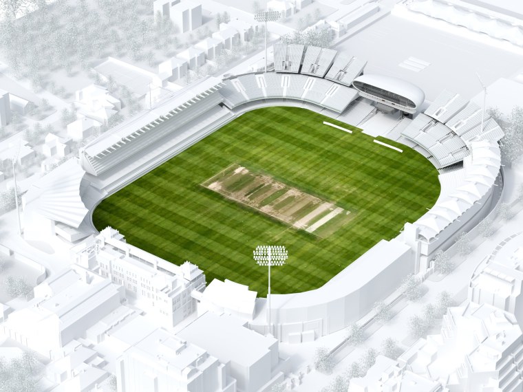 Футбольный стадион сверху