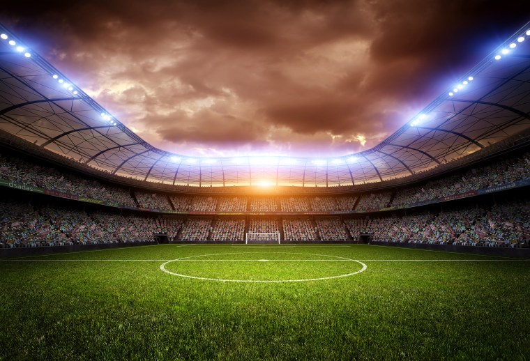 Футбольное поле вид сверху