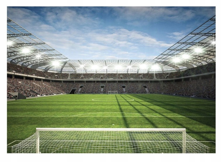 Стадион вид сверху вектор