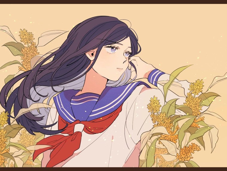 Аниме рука с ручкой