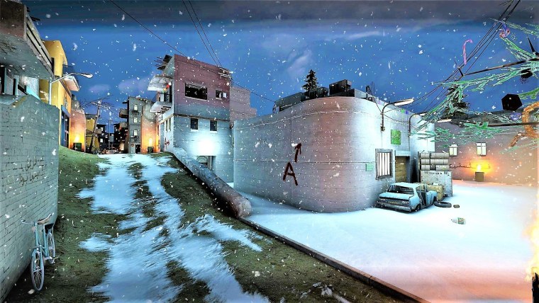 CS go зимняя карта