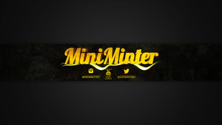 Шапка для ютуба в жёлтом стиле