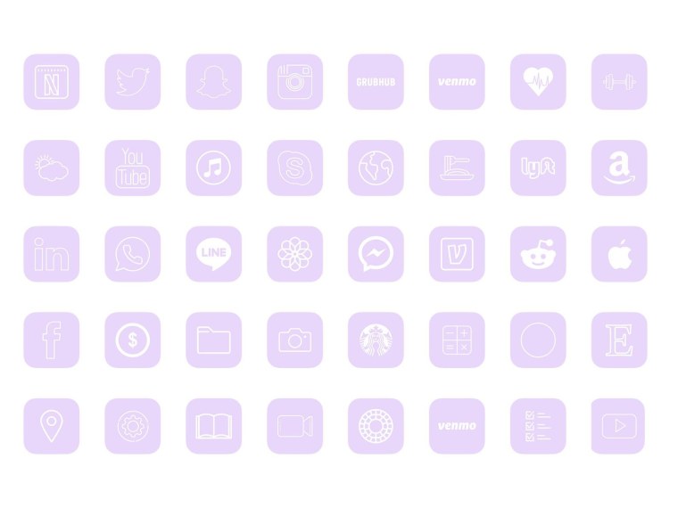 Иконки для приложений Эстетика IOS 14