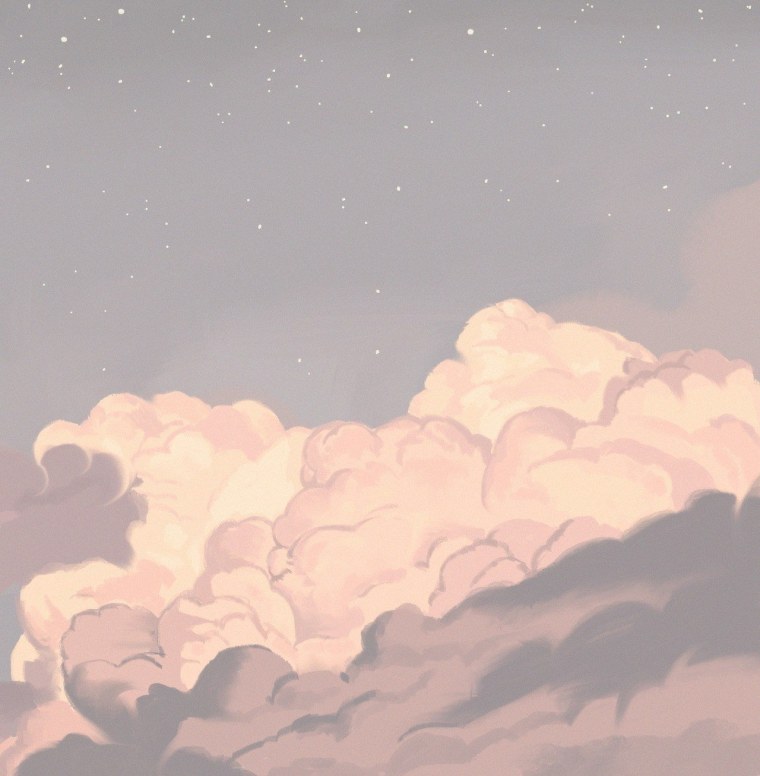 Небо в пастельных тонах