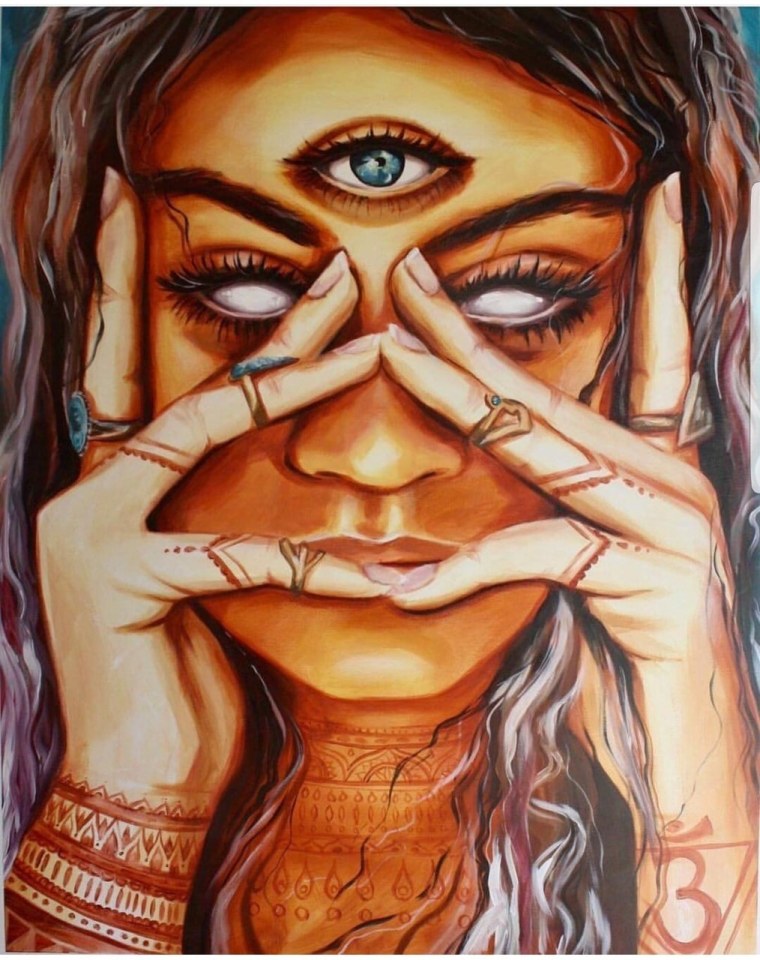 Третий глаз девушка